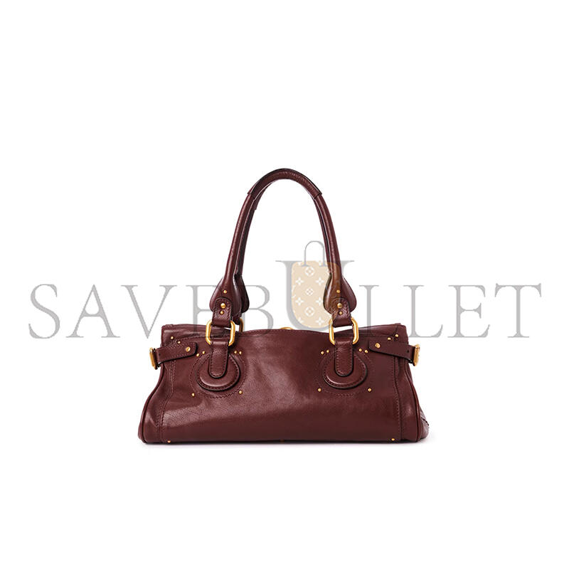 Ch10É paddington bag in grained leather ch25ws802p7527m (36*18*18cm)